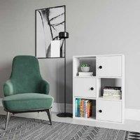 Tolni Modern 3-Shelf & Cabinet Bookcase