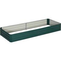Durable Metal Raised Garden Bed Planter Box