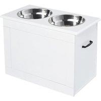 Raised Dog Bowls With Food Storage