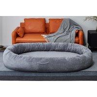 Giant Teddy Fleece Human-Sized Dog Bed - 2 Sizes!