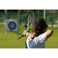 3-In-1 Shooting Package For 2 - Clay Pigeon, Archery & Air Rifle Shooting - Cheshire