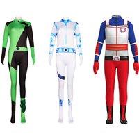 Kim Possible Shego Cosplay Costume Jumpsuit