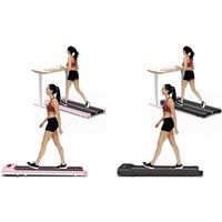 2-In-1 Electric Space-Saving Treadmill With Led Display - Optional Handrail!