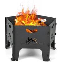 Collapsible Portable Plug Fire Pit- With Storage Bag!