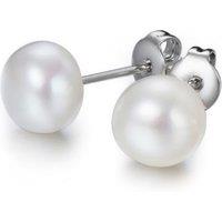 Sterling Silver Freshwater Pearl Earring Set