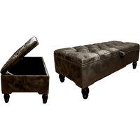 3In1 Black Velvet Ottoman Coffee Table - Cushion Cover Option!