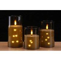 Illuminating 3-Piece Led Flameless Candle Set