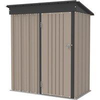 5Ft X 3Ft Metal Weather-Resistant Storage Shed
