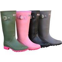 Hunter Inspired Women'S Wellington Boots - 6 Sizes & 4 Colours