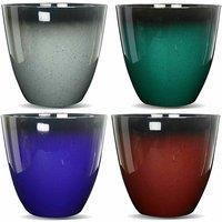 13 Egg-Cup Shaped Glazed Garden Planter - 4 Colours