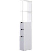 Bathroom Storage Cupboard, White