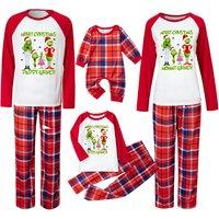Unisex Black Breathable Summer Family Pyjama Set - Lightweight Grinch- Loungewear