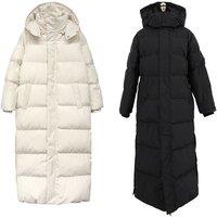 Women'S Extra Long Winter Hooded Jacket - 6 Sizes, 2 Colours