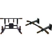 2-In-1 Wall-Mounted Pull-Up Bar With Optional Dip Station Upgrade