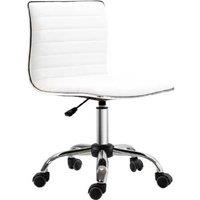 Armless Mid-Back Adjustable Office Chair - Comfort & Style