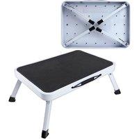 Single Step Folding Portable Steel Caravan Stool!