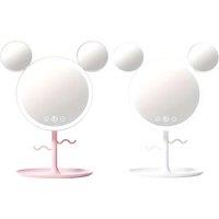 Led Makeup Mirror With Magnifying Function - Usb Rechargeable