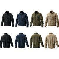 Men'S Solid Colour Fleece Winter Jacket - 5 Sizes & 4 Colours