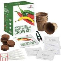 Seed Grow Kit Red Chilli + Sweet Peppers