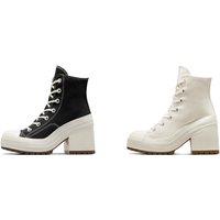 Black Designer Women's Heeled Ankle Boots - Trendy High-Tops for Every Occasion