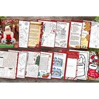 Premium Personalised Santa, Nice List Letter, And Activity Pack
