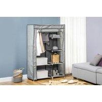 Versatile Portable Fabric Wardrobe With 6 Spacious Shelves