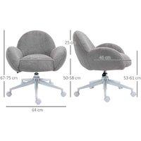 Ultimate Comfort Fluffy Office Chair With Wheels