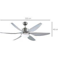 Sleek Reversible Ceiling Fan With Light & Remote