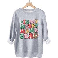 'In My Christmas Era' Novelty Christmas Jumper - Soft Polyester Blend, Oversized Fit, Unisex, 5 Colours, UK4-UK16
