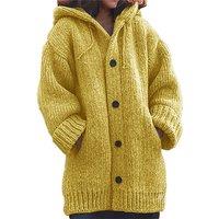 Women'S Oversized Knitted Winter Coat - 8 Sizes & 9 Colours