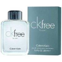 Calvin Klein CK Free Eau de Toilette Woody Aftershave for Men 30ml - Modern Masculine Fragrance