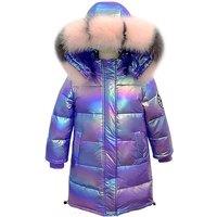 Unisex Pink Children's Longline Quilted Parka Jacket with Faux Fur Hood - Thermal Down, Windproof, 6 Sizes, 2 Colours