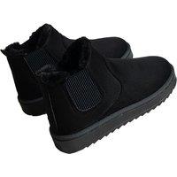 Unisex Black Designer Winter Boots - Cosy & Chic for Cold Weather!