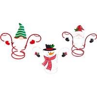 Christmas Character Wine Bottle and Glass Holder - 3 Styles!