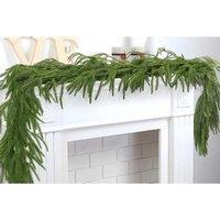 Xmas Artificial Norfolk Pine Garland