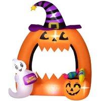 4.9ft Pre-Lit Inflatable Christmas Archway - LED Outdoor Decoration