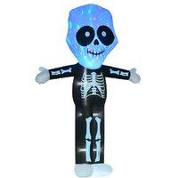 3M Inflatable Skeleton Ghost Lighted