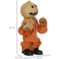 80Cm Scarecrow Prop W/Light & Sound