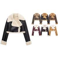 Women'S Cropped Double-Faced Jacket - 4 Sizes, Multiple Colours