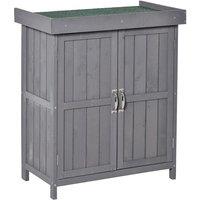 2-Tier Waterproof Garden Storage Cabinet - 2 Options