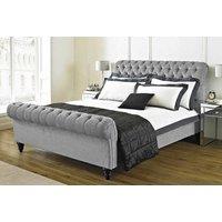 Elegant Chesterfield Velvet Bed Frame