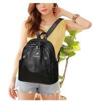 Women'S Pu Leather Travel Backpack