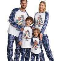Unisex Black Stitch Inspired Christmas Family Pyjama Sets - Multiple Options