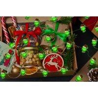 30Led Grinch Inspired Xmas String Lights