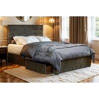 Charcoal Divan Bed with Storage & Mattress