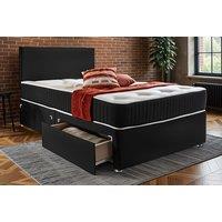 Strada Plush Divan Bed with Storage & Mattress