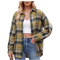 Plaid Print Long Sleeve Shirt