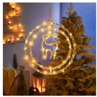 2Pcs Xmas Double Ring Led String Lights