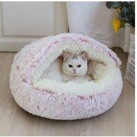 Soft Plush Pet Sleeping Cushion Cat Cave