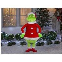 Grinch Inspired Xmas Ornament Plush Toy